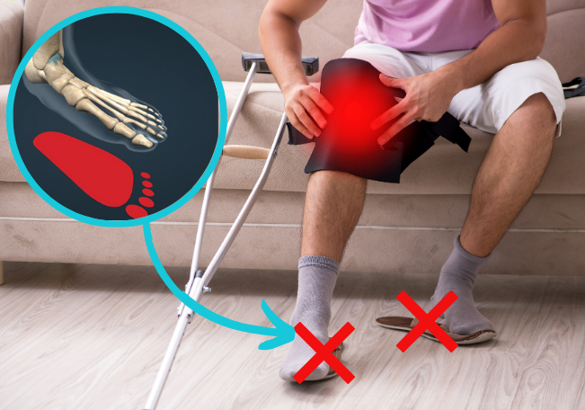 Revealed: How foot pain leads to knee pain - especially with this one foot type