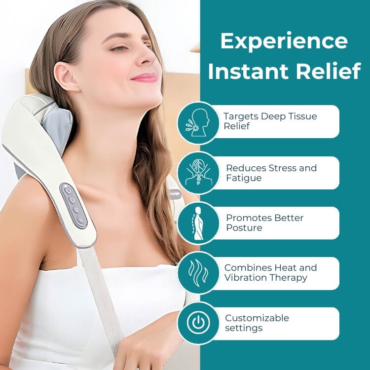 Masajeador de cuello Shiatsu PureRelief