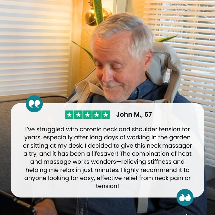 Masajeador de cuello Shiatsu PureRelief